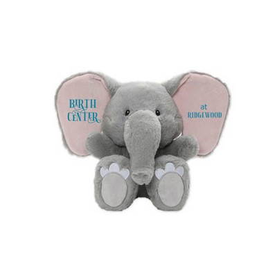 Custom Plush Gray Elephant