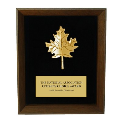 Maple Leaf Shadow Frame Award (8"x10")