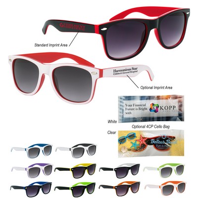 Two-tone Malibu Sunglasses