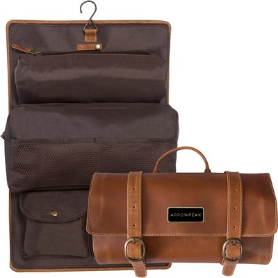 Buffalo Mountain Leather Travel Kit Bag