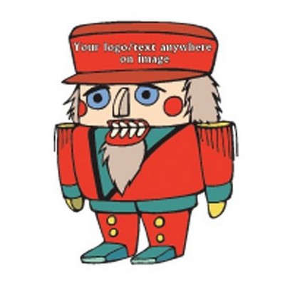 Nutcracker Rectangle Metal Photo Magnet (2 1/2"x3 1/2")