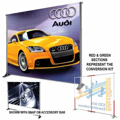 Premium 8'x8' Adjustable Stand, & Banner