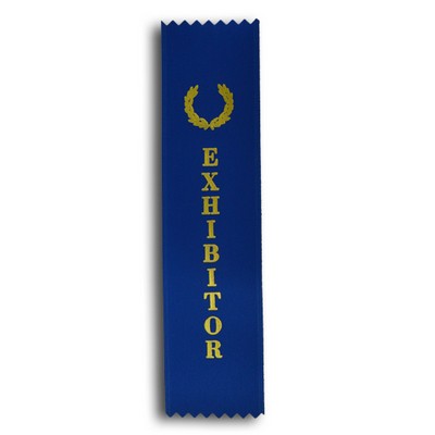 Exhibitor Standard Stock Ribbon w/ Pinked Ends (2"x8")