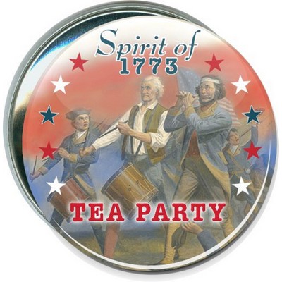 Political - Spirit of 1773, Tea Party - 3 Inch Round Button