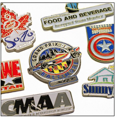 1.25" Die-Struck Soft Enamel Lapel Pin