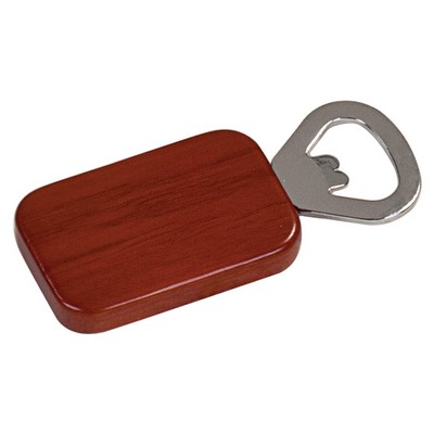 Rosewood Rectangle Bottle Opener