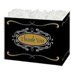 Small Thank You Script Theme Gift Basket Box