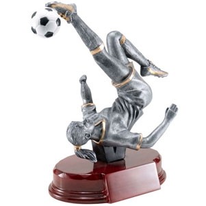 Soccer, Female - Resin Figures - 8-1/4"