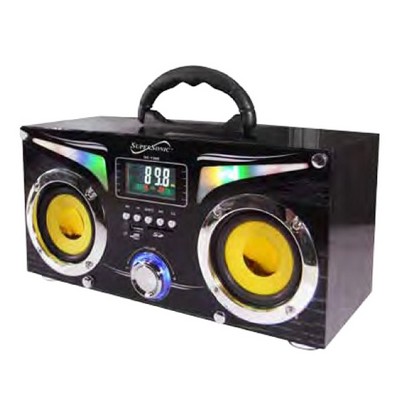 Portable Rechargeable Speaker with FM Radio (LED/ LCD)