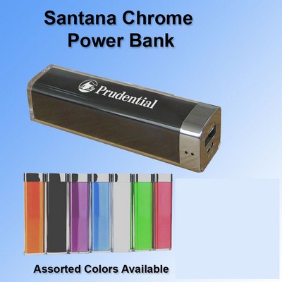 Santana Chrome Power Bank - 2600 mAh