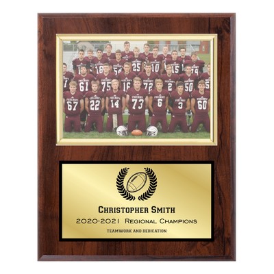 8 x 10" Cherry Plaque w/ Award Frame