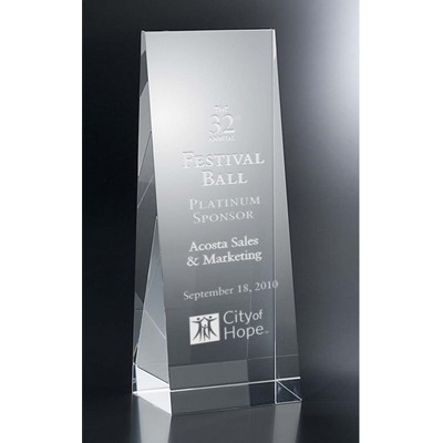 Wedge Optic Crystal Award (3½"x5")