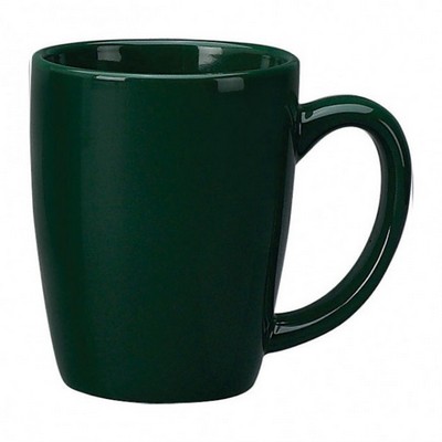 14 Oz. Green Vitrified Endeavor Coffee Mug