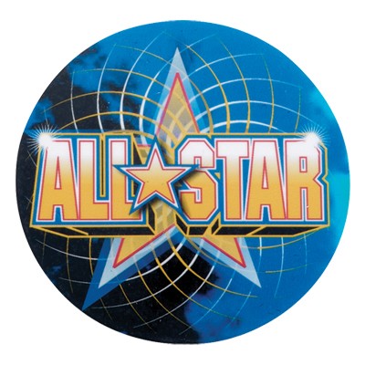 2" All Star Mylar Insert Disc