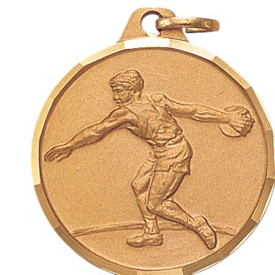 Male Discus E Series Die Struck Medal