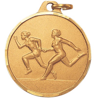 E Series Die Struck Track & Field Female Relay Medal