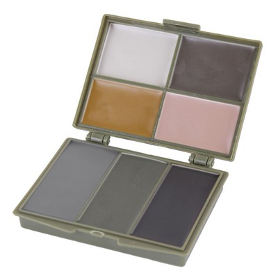 Military 7 Color Camo Face Paint Compact