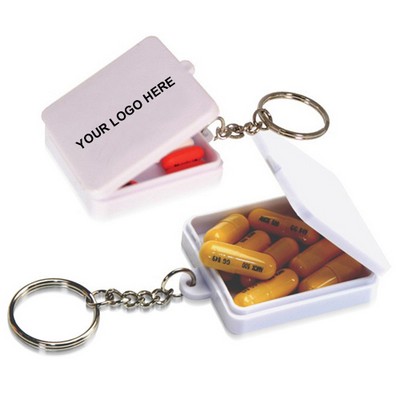 Pill Box Daily Keychain