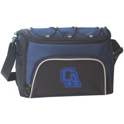 Small Picnic Cooler - mini cooler bag - navy blue cooler bag