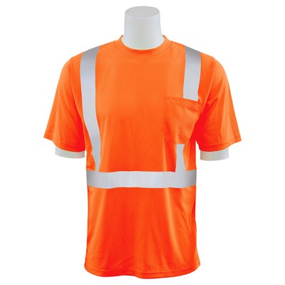 Aware Wear® Tall ANSI Class 2 Birdseye Knit Mesh Hi-Viz T-Shirt