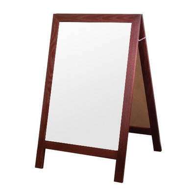 A-Frame Wet-Erase Board Sidewalk Sign - Full Frame