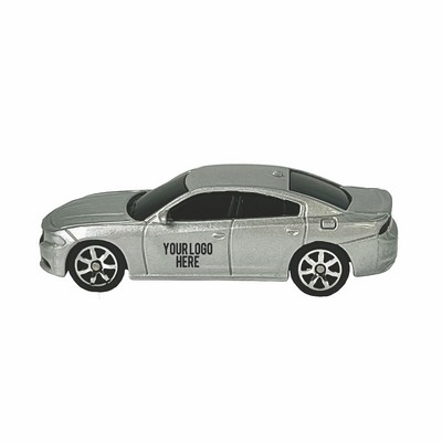 3" 1:64 Scale Diecast Metal 2015 Dodge® Charger Silver (u)