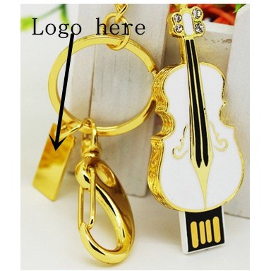 8 GB Violoncello Shaped Flash Drive