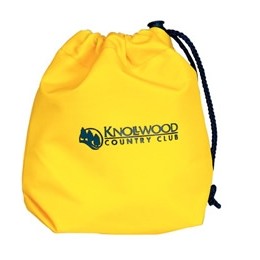 200 Denier Nylon Drawstring Golf Pouch