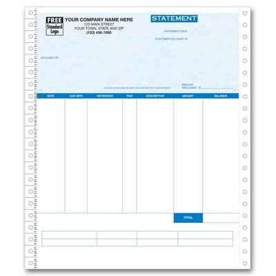 Parchment Continuous Statement (1 Part)