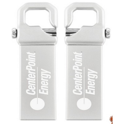 1GB Solid Carabiner USB Flash Drive