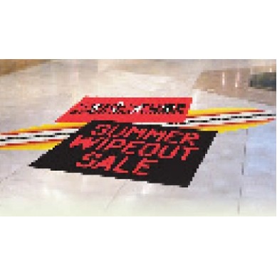 36" 4 Mil Full Color Flexible Circular Vinyl Floor Graphic Decal