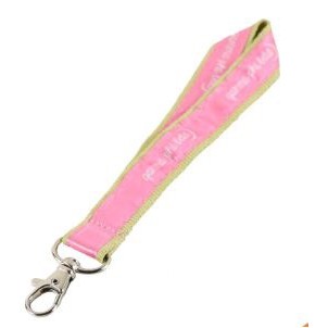 Satin Ribbon Two Layer Wrist Lanyard