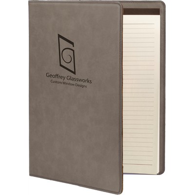 7" x 9" - Premium Leatherette Notebook or Portfolio