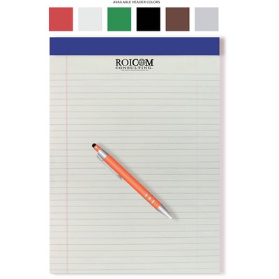 Senior Size Writing Pad (8.5"x11.75") w/1 color Imprint on pad