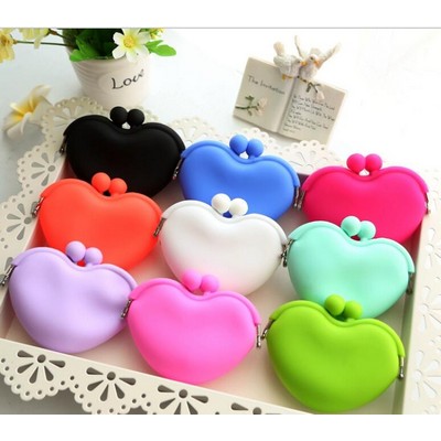 Heart Shape Silicone Purse