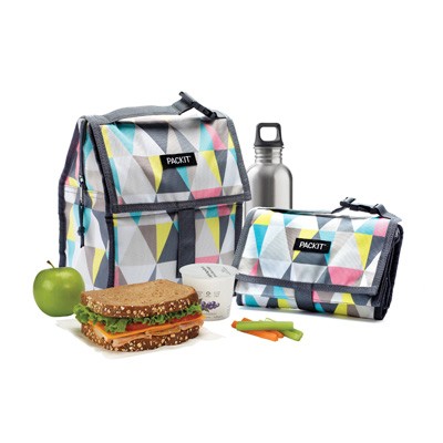 Pastel Prism Freezable Lunch Bag