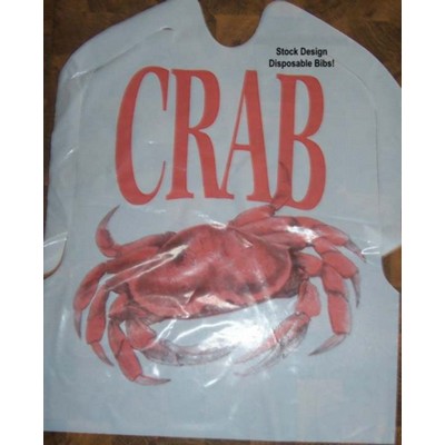 Plastic Crab Bibs with ties, pack of 25