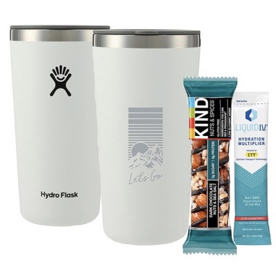 Hydro Flask Tumbler with KIND BAR