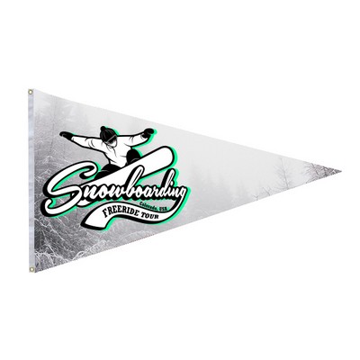 36" x 60" Pennant Flag - Single Sided