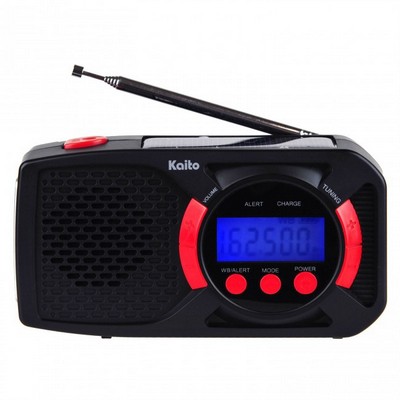 Kaito KA360 Portable Hand Crank Solar AM/FM NOAA Weather Radio