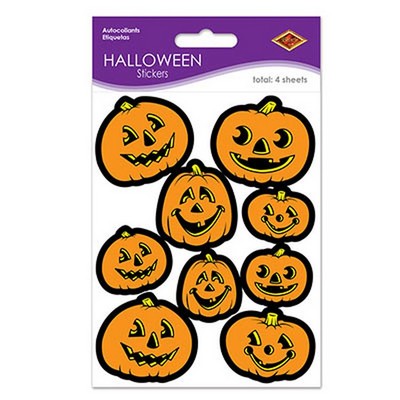 Plus Pak Jack-O-Lantern Stickers