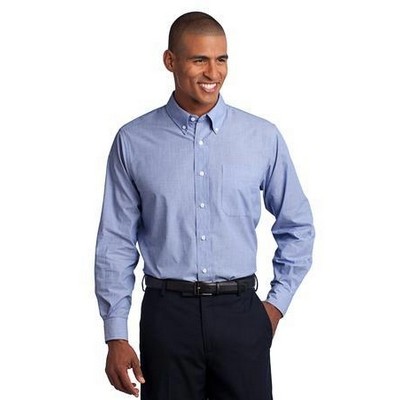 Port Authority® Tall Crosshatch Easy Care Shirts