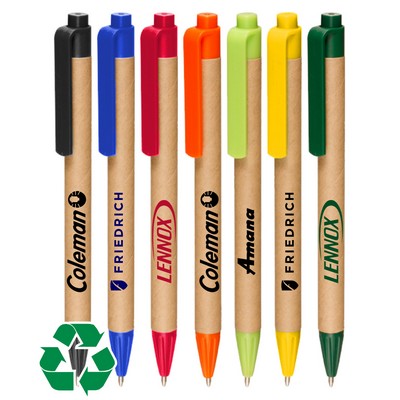 Union Printed - Classic Recycled Click Pen with 1-Color Logo