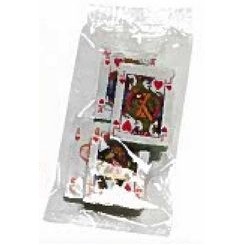 Queen Face Chocolate Playing Cards In 1.9 Oz. Bag