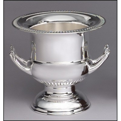 Silver-Plated Stainless Steel Wine Cooler Trophy Cup