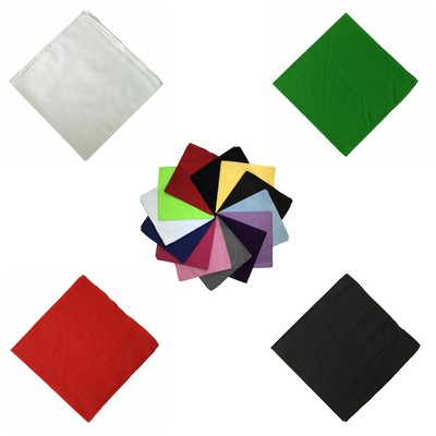 22" 100% Cotton Bandanas Headbands Cowboy Handkerchiefs