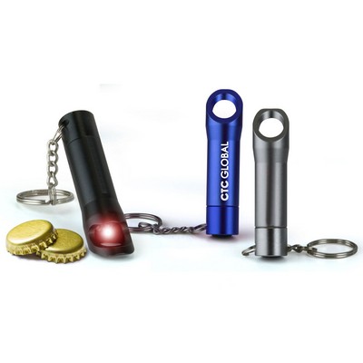 Bottle Opener and LED Flashlight