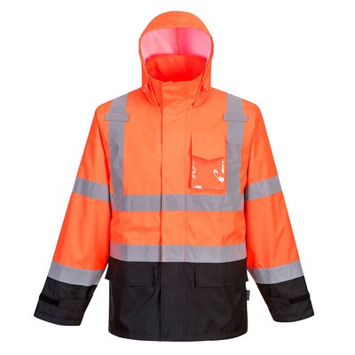 Hi-Vis Contrast Rain Jacket