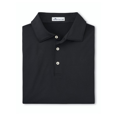 Peter Millar Men's Solid Performance Polo w/Self Collar