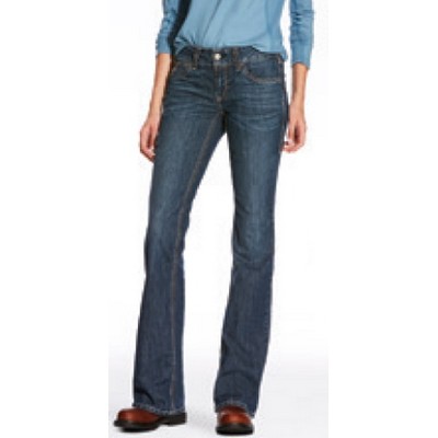 Ariat® FR Mid Rise DuraLight™ Ella Women's Azurite Boot Cut Jeans